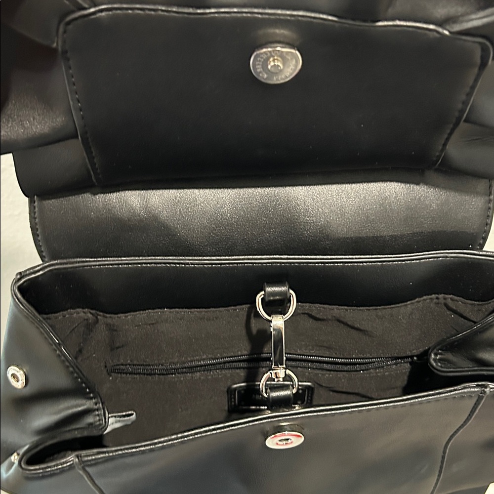 Nine West Black Ruffled Mini Backpack - Picture 8 of 8